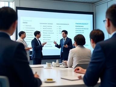 Corporate team English training session with Japanese business professionals